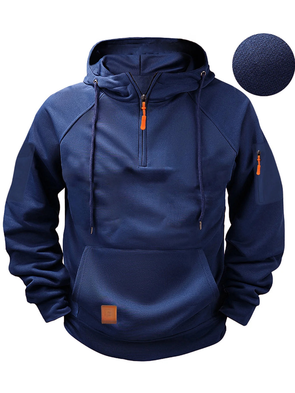 Men's Zip-Up Hoodie | Harajuku Multi-Pocket Streetwear | S–XXXL