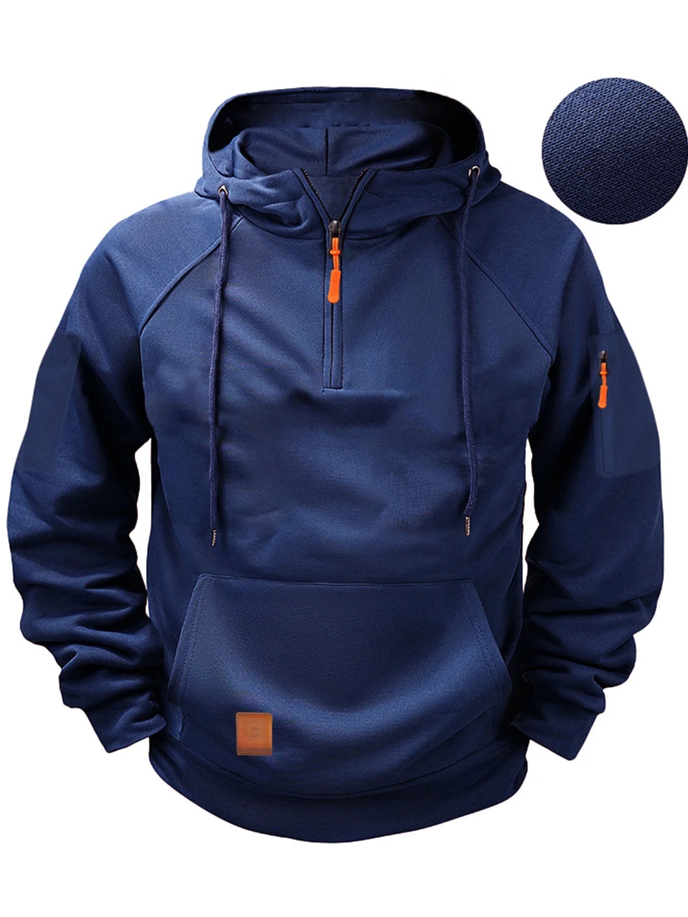 Men's Zip-Up Hoodie | Harajuku Multi-Pocket Streetwear | S–XXXL