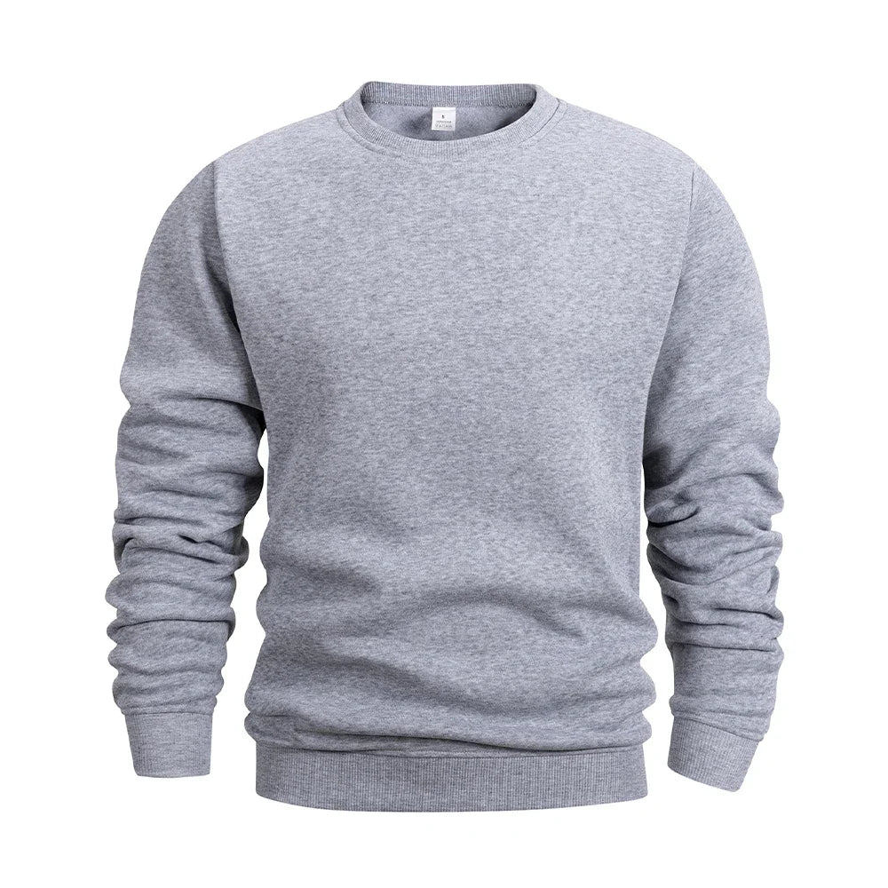 Men's Crew Neck Sweatshirt | Casual Fleece Pullover | Sizes S–2XL