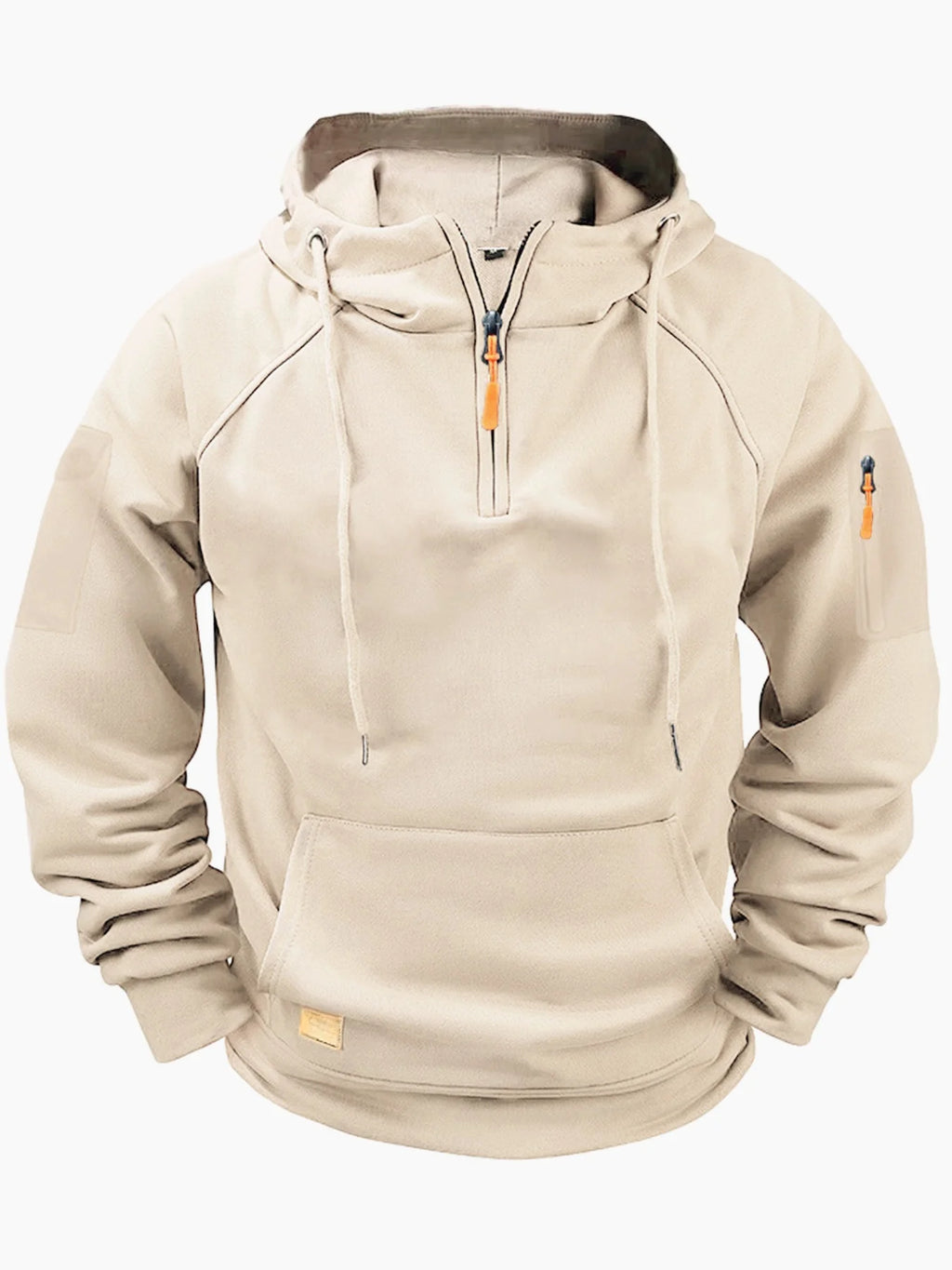 Men's Zip-Up Hoodie | Harajuku Multi-Pocket Streetwear | S–XXXL