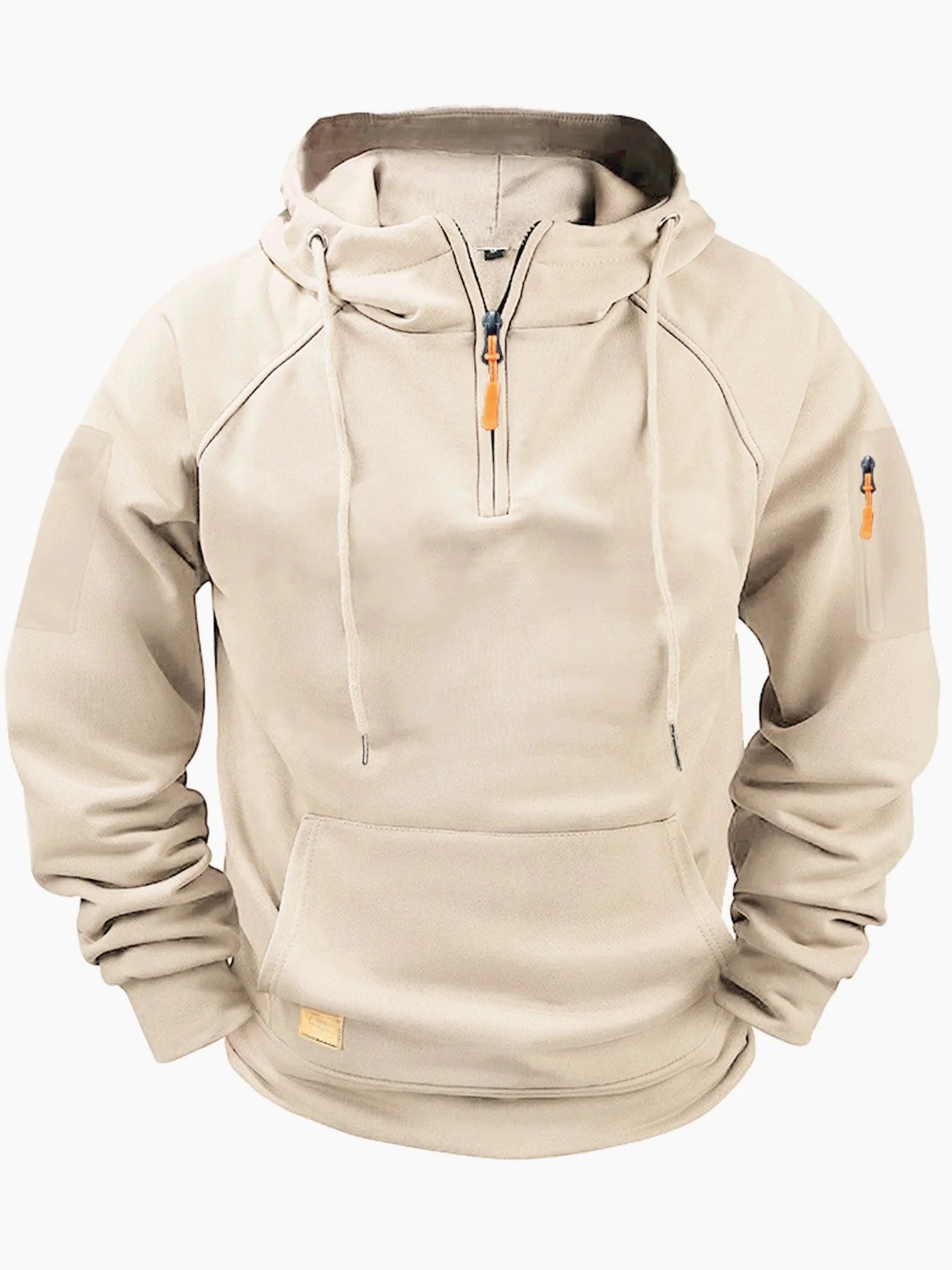 Men's Zip-Up Hoodie | Harajuku Multi-Pocket Streetwear | S–XXXL