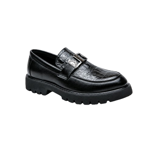 Men's Slip-On Loafers | Thick Sole Faux Leather Casual Shoes | EU 38–46