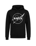 NASA Black & White Insignia Hoodie – Premium Cotton Pullover
