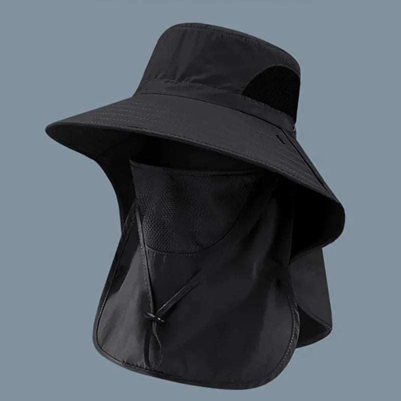 UV Protection Sun Hat with Neck Flap | Fishing, Hiking & Outdoor Cap | One Size