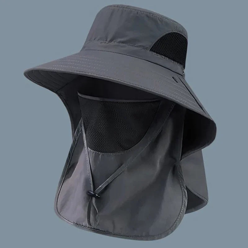 UV Protection Sun Hat with Neck Flap | Fishing, Hiking & Outdoor Cap | One Size