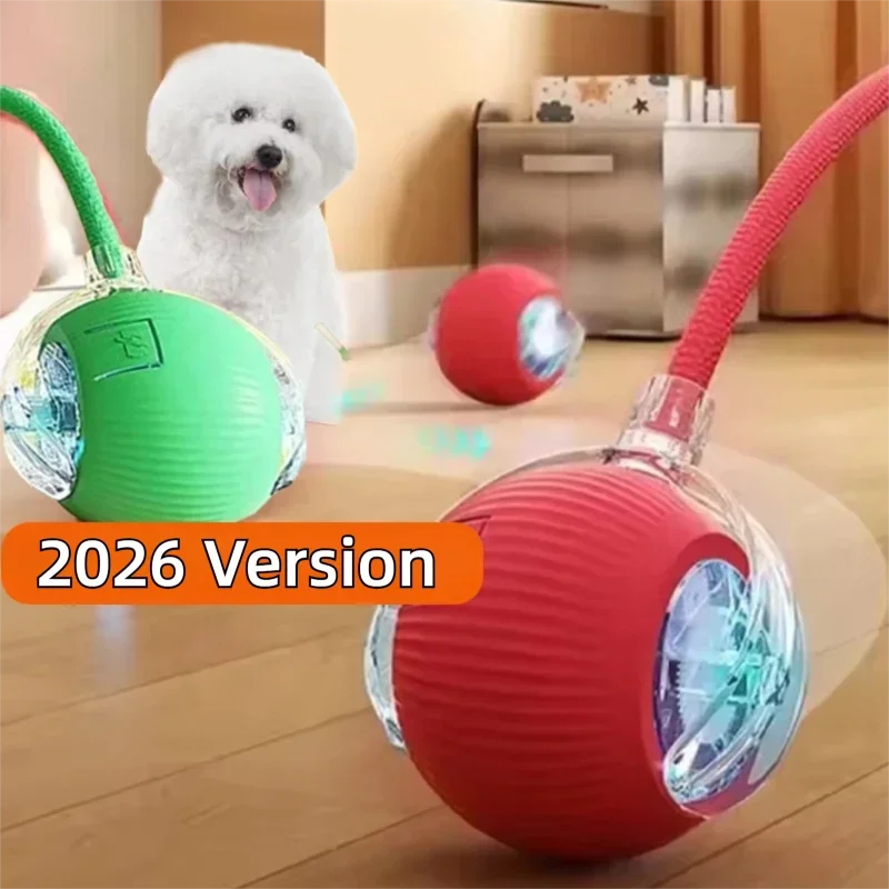 Smart Interactive Rolling Ball Toy for Dogs & Cats | Auto Obstacle Avoidance, 3 Play Modes