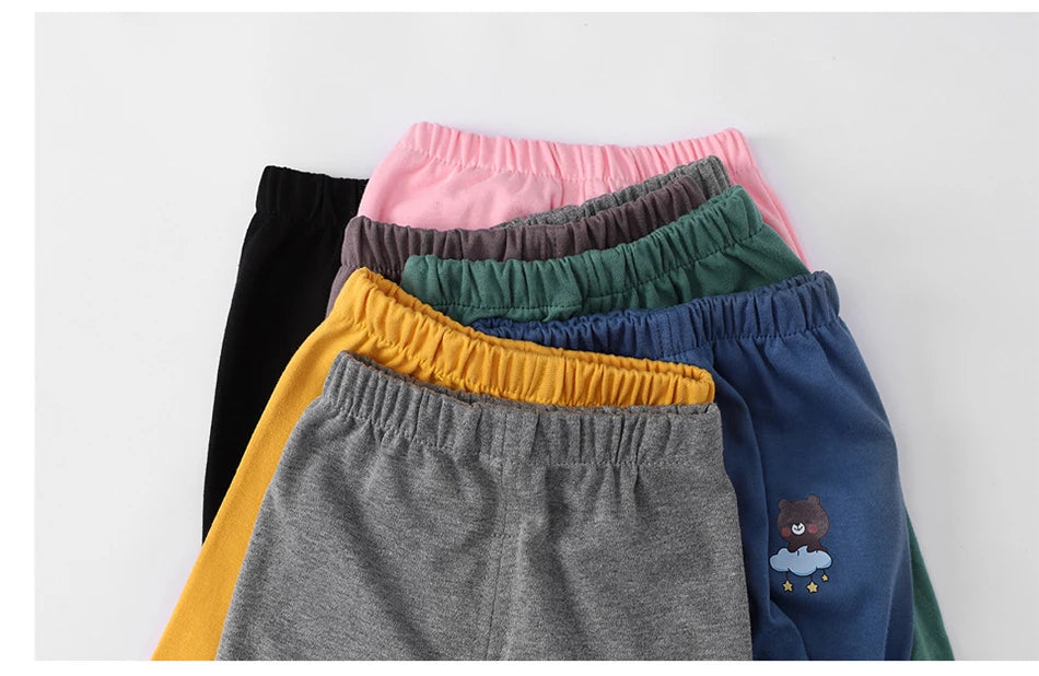 Kids Cartoon Animal Joggers | Unisex Elastic Waist Casual Trousers for Boys & Girls