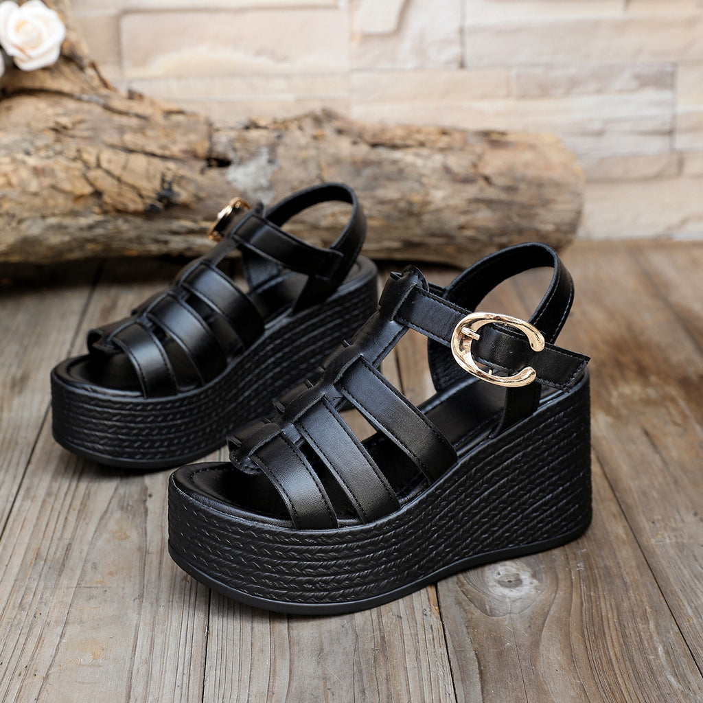 Women's Platform Ankle Strap Shoes