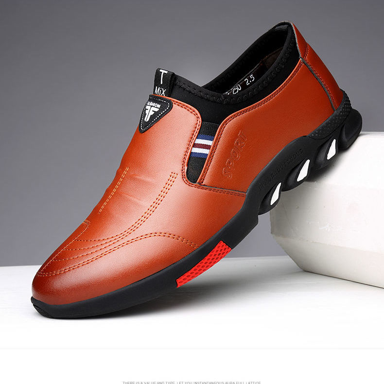 Men's Flat Sporty Leather Loafers