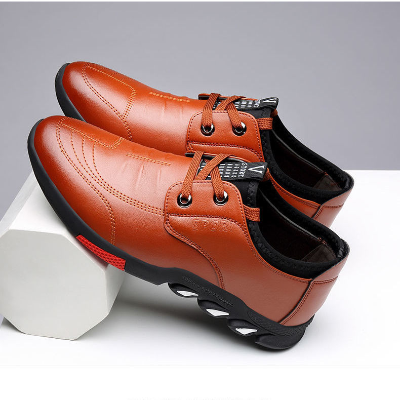 Men's Flat Sporty Leather Loafers